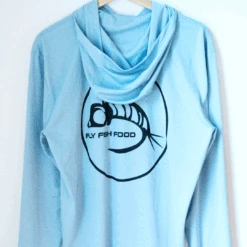 Simms Fly Fish Food Logo - M's CBP Tech Hoody - Steel Blue