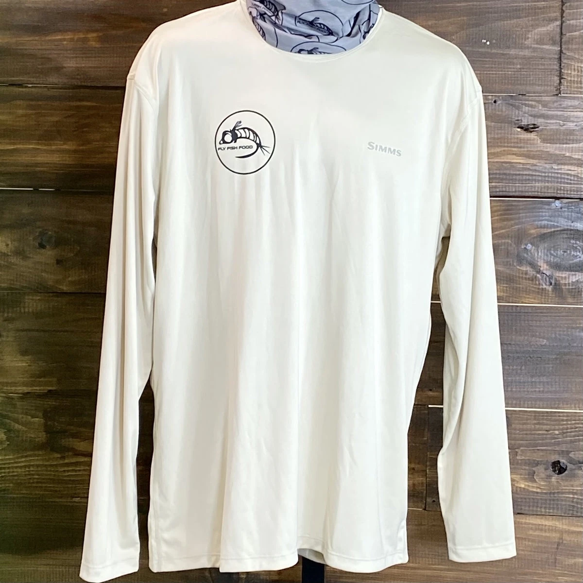 Simms - Men's Solar Tech Tee Long Sleeve - Stonefly - Sand 2 Simms - Men's Solar Tech Tee Long Sleeve - Stonefly - Sand - Image 2
