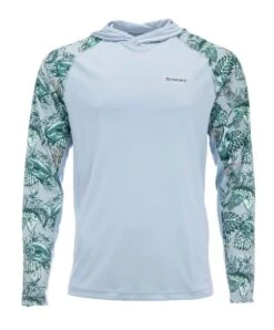 Simms SolarFlex Hoody - Print -Simms Store SolarflexHoodySlamdownSteelBlue