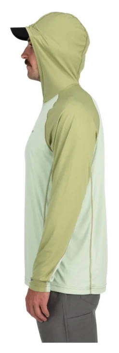 Bugstopper Solar Flex Hoody Simms Light Green & Sage Heather -Simms Store bugstopper solar flex hoody simms light green sage heather.2