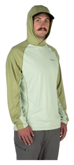 Bugstopper Solar Flex Hoody Simms Light Green & Sage Heather -Simms Store bugstopper solar flex hoody simms light green sage heather.3