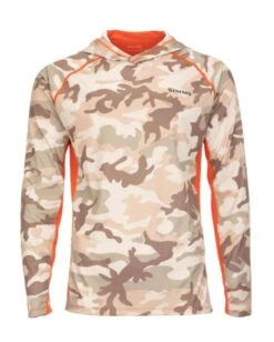 Simms M's Solarvent Hoody - Woodland Camo Sandbar