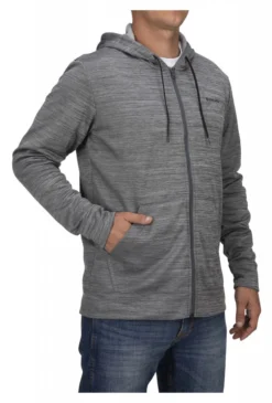 Challenger Hoody Simms Full-Zip Steel Heather -Simms Store challenger hoody simms full zip steel heather s.3