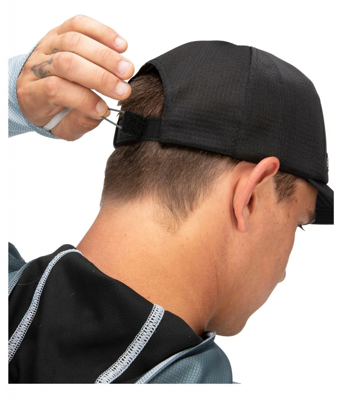 Fishing Cap Simms Flyweight Mesh Black 6 Fishing Cap Simms Flyweight Mesh Black - Image 6