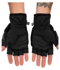 Fishing Gloves Simms Freestone Foldover Mitt Black -Simms Store fishing gloves simms freestone foldover mitt black.2