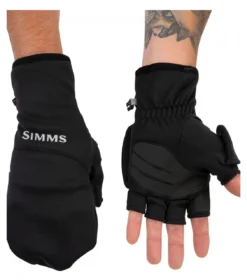 Fishing Gloves Simms Freestone Foldover Mitt Black -Simms Store fishing gloves simms freestone foldover mitt black.6