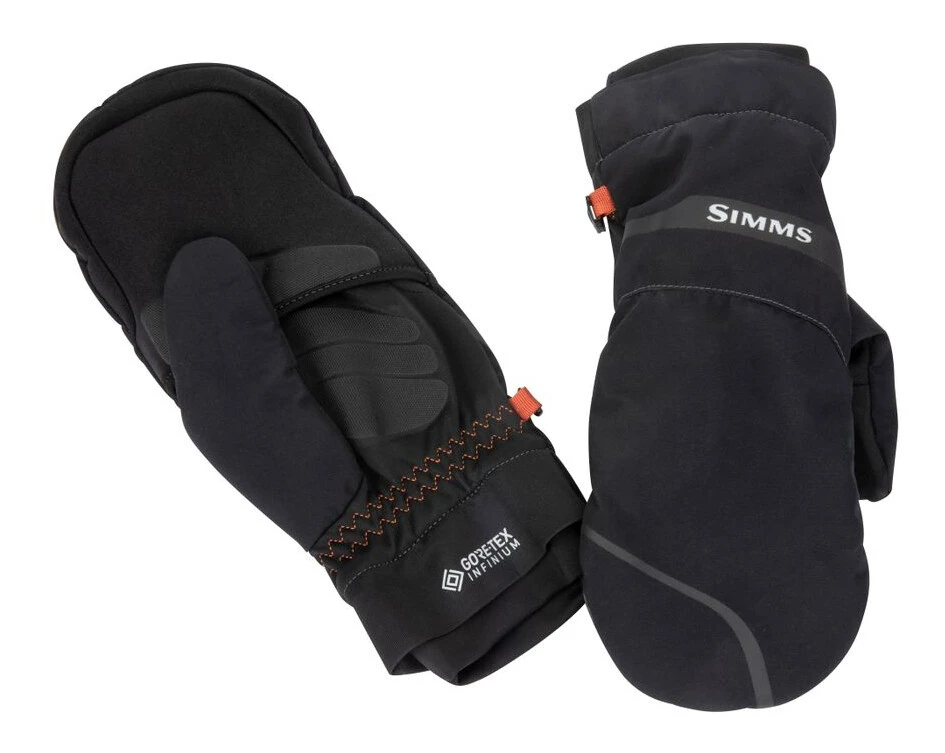 Fishing Gloves Simms GORE-TEX™ ExStream Foldover Mitt Black 1 Fishing Gloves Simms GORE-TEX™ ExStream Foldover Mitt Black