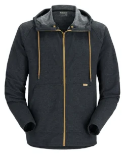 Fishing Hoody Simms Vermilion Full Zip Black Heather