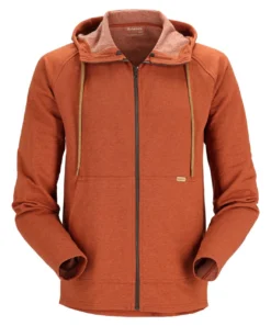 Fishing Hoody Simms Vermilion Full Zip Clay Heather