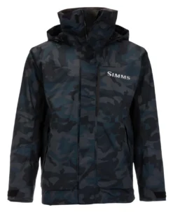 Fishing Jacket Simms Challenger Woodland Camo Storm