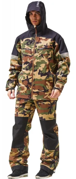 Fishing Jacket Simms CX Woodland Camo -Simms Store fishing jacket simms cx woodland camo s.5