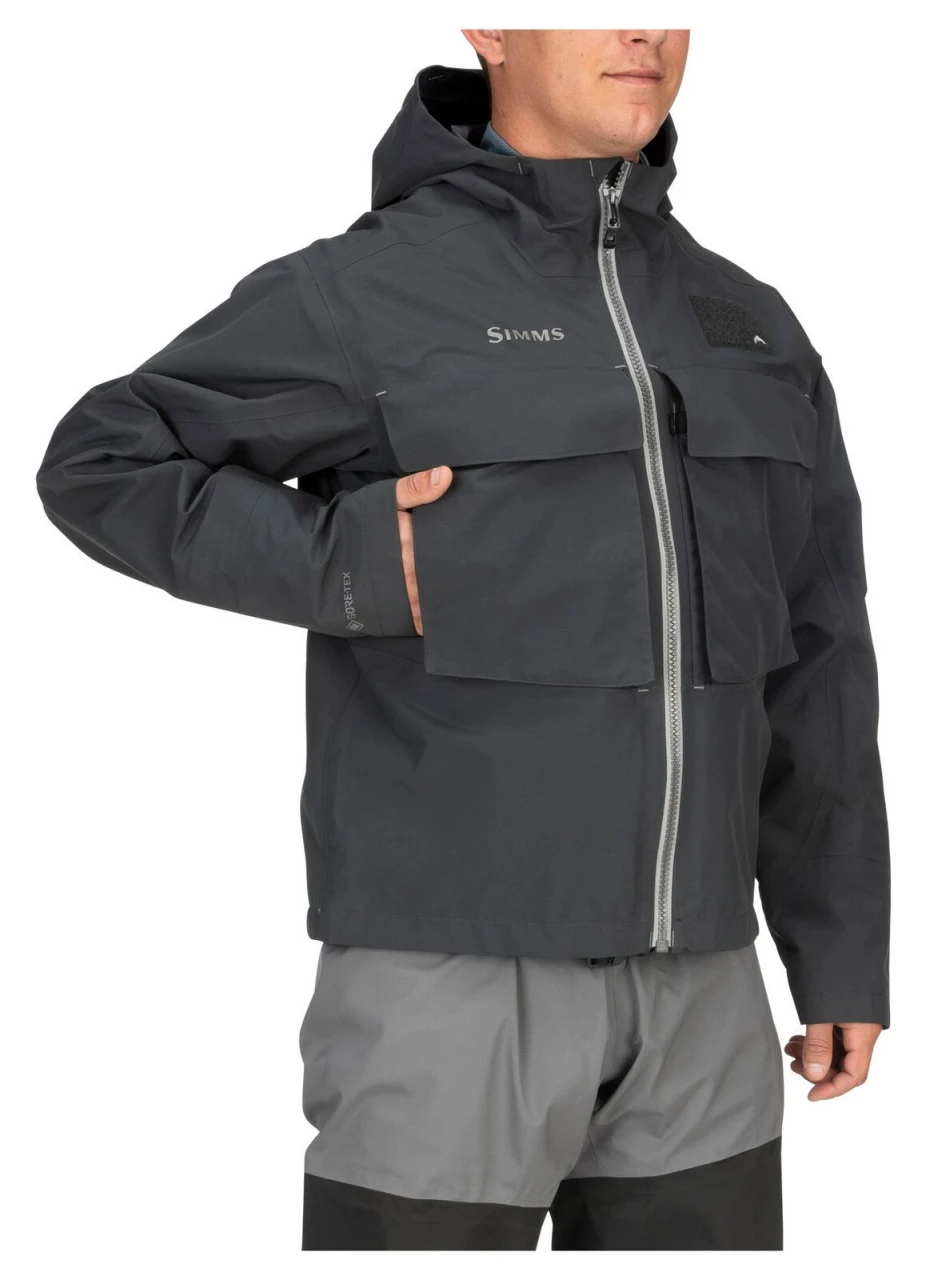 Fishing Jacket Simms Guide Classic Jacket Carbon 3 Fishing Jacket Simms Guide Classic Jacket Carbon - Image 3