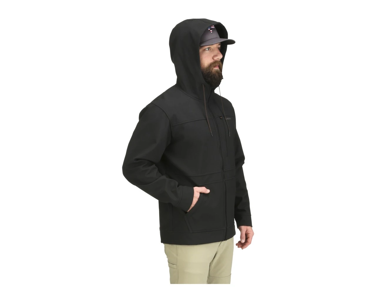 Fishing Jacket Simms Rogue Hoody Raven 6 Fishing Jacket Simms Rogue Hoody Raven - Image 6