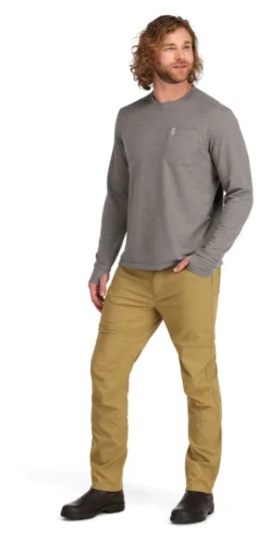 Fishing LS Shirt Simms Henry's Fork Crew Steel Heather -Simms Store fishing ls shirt simms henry s fork crew steel heather.2