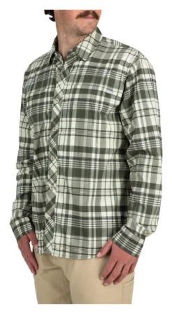 Fishing Shirt Simms Bugstopper Foliage Madras Plaid -Simms Store fishing shirt simms bugstopper foliage madras plaid.3
