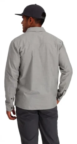 Fishing Shirt Simms Cutbank Chambray Cinder Chambray -Simms Store fishing shirt simms cutbank chambray cinder chambray.2