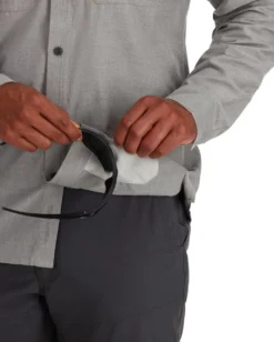 Fishing Shirt Simms Cutbank Chambray Cinder Chambray -Simms Store fishing shirt simms cutbank chambray cinder chambray.3