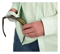 Fishing Shirt Simms Double Haul Light Green Texture Wave Print -Simms Store fishing shirt simms double haul light green texture wave print.6