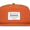 Simms Unstructured Flat Brim Cap - Simms Orange