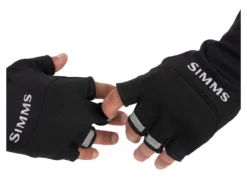 Fly Fishing Gloves Simms Freestone Half Finger Black -Simms Store fly fishing gloves simms freestone half finger black xs.3