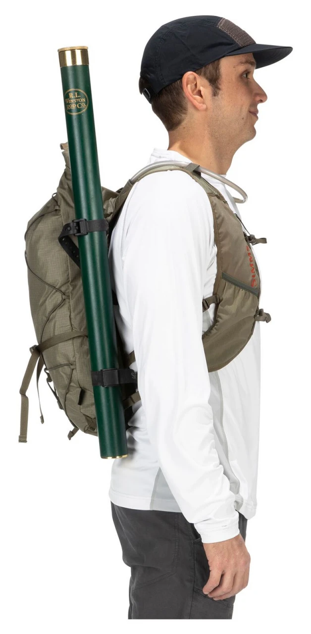 Fly Fishing Vest Pack Simms Flyweight Tan 7 Fly Fishing Vest Pack Simms Flyweight Tan - Image 7