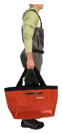 Fly Gear Bag Simms Dry Creek Simple Tote 50L Orange -Simms Store fly gear bag simms dry creek simple tote 50l orange.3