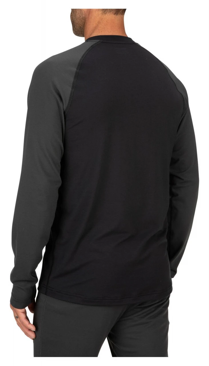 Lightweight Baselayer Top Simms Black 2 Lightweight Baselayer Top Simms Black - Image 2