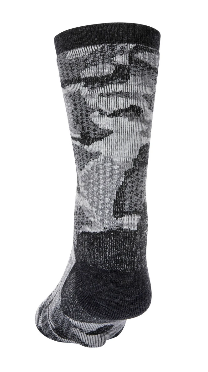 Merino Midweight Hiker Sock Simms Hex Flo Camo Carbon 2 Merino Midweight Hiker Sock Simms Hex Flo Camo Carbon - Image 2