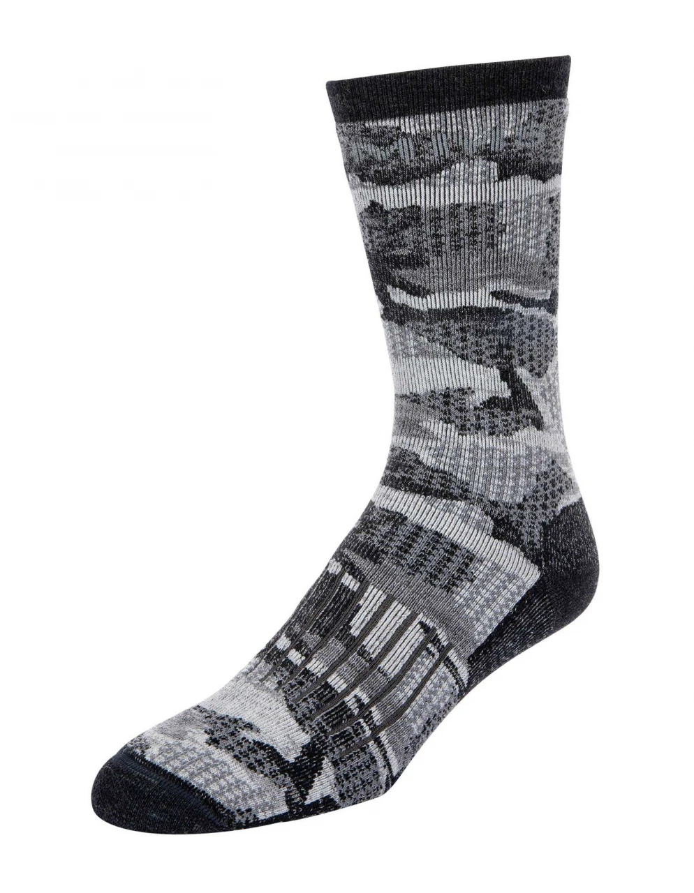 Merino Midweight Hiker Sock Simms Hex Flo Camo Carbon 1 Merino Midweight Hiker Sock Simms Hex Flo Camo Carbon