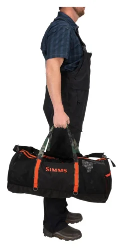 Mesh Bag Simms Challenger Duffel 60L Black -Simms Store mesh bag simms challenger duffel 60l black.3