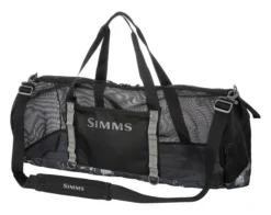 Mesh Bag Simms Challenger Duffel 60L Hex Flo Camo Carbon