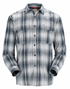 Simms M's ColdWeather Shirt -Simms Store navysterlingplaid