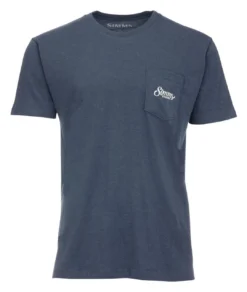 T-Shirt Simms Two Tone Pocket Navy Heather
