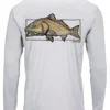 Solar Tech Tee Simms Redfish Sterling