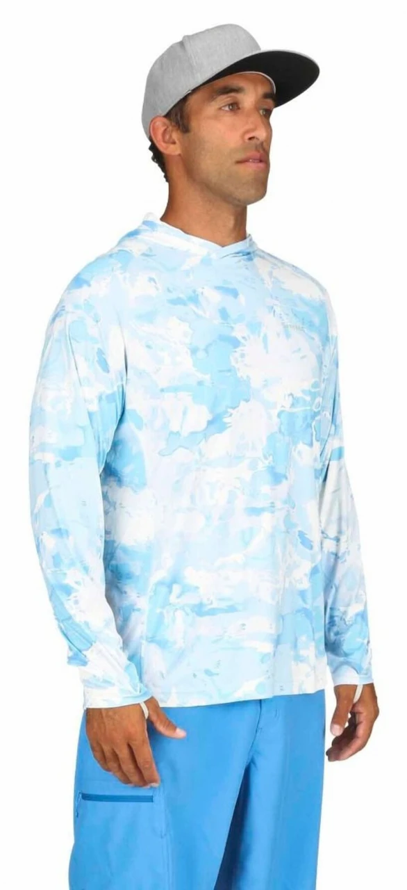 SolarFlex Hoody Simms Cloud Camo Grey 3 SolarFlex Hoody Simms Cloud Camo Grey - Image 3
