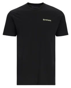 T-Shirt Simms Bass Outline Black