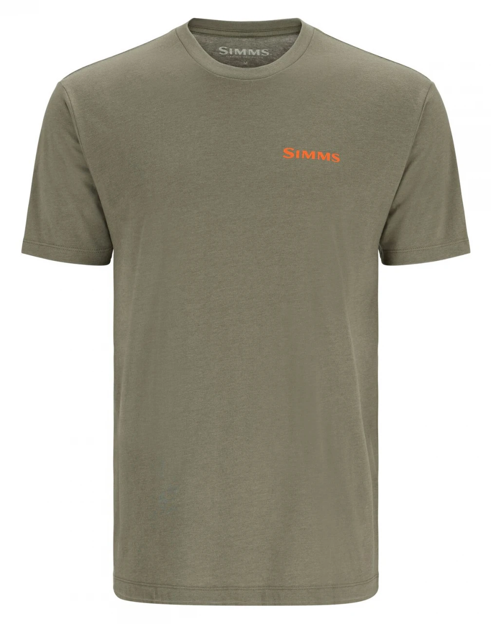 T-Shirt Simms Bass Outline Military Heather 1 T-Shirt Simms Bass Outline Military Heather