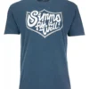 T-Shirt Simms Fish It Well Badge Sailor Blue Heather
