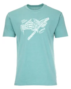 T-Shirt Simms Grim Reeler Blue