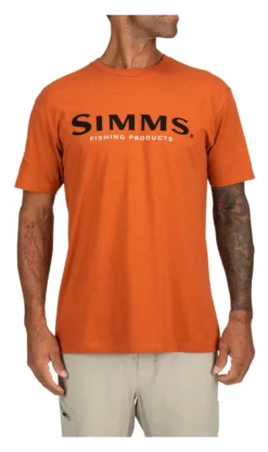 T-Shirt Simms Logo Adobe Heather -Simms Store t shirt simms logo adobe heather.2