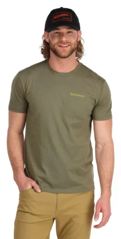 T-Shirt Simms Sasquatch Military Heather -Simms Store t shirt simms sasquatch military heather.2