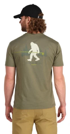 T-Shirt Simms Sasquatch Military Heather -Simms Store t shirt simms sasquatch military heather.3