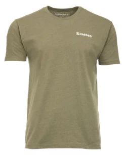 T-Shirt Simms Trout On My Mind Military Heather