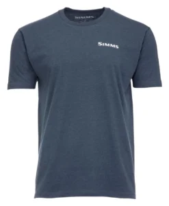 T-Shirt Simms Trout On My Mind Navy Heather