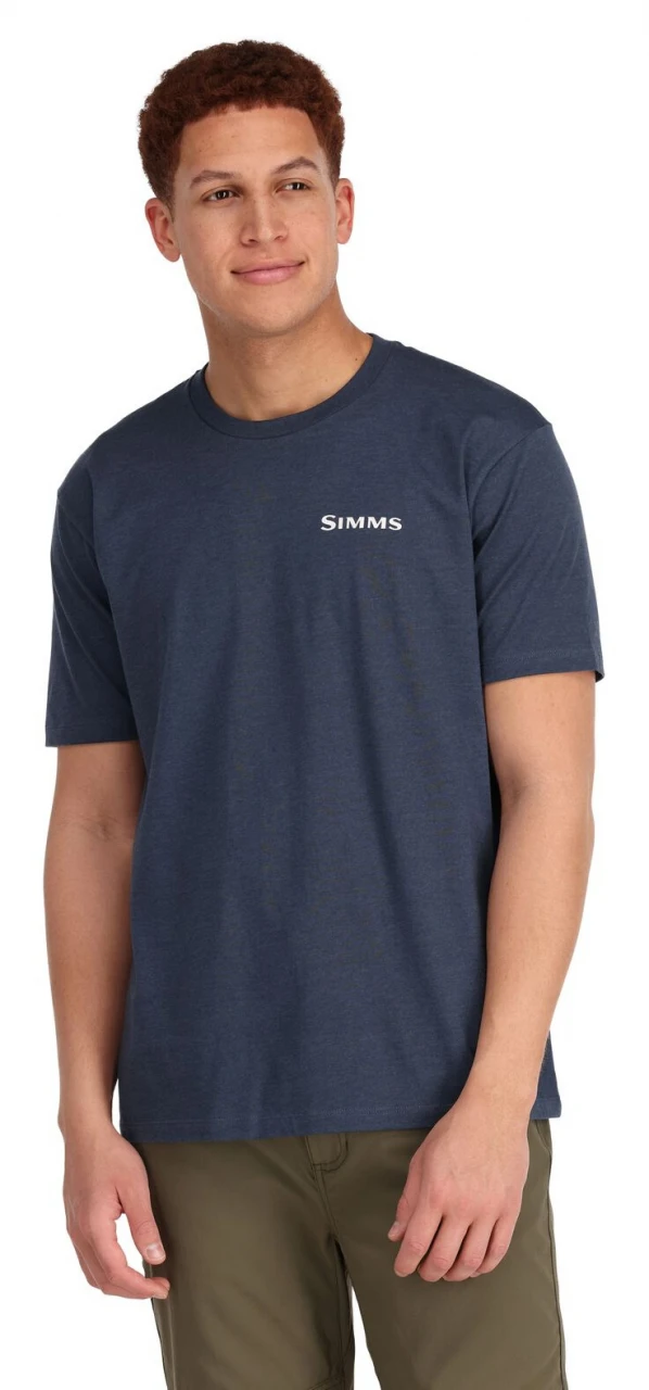 T-Shirt Simms Trout On My Mind Navy Heather 2 T-Shirt Simms Trout On My Mind Navy Heather - Image 2