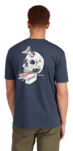 T-Shirt Simms Trout On My Mind Navy Heather 5 T-Shirt Simms Trout On My Mind Navy Heather -Simms Store t shirt simms trout on my mind navy heather.2