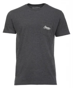 T-Shirt Simms Two Tone Pocket Charcoal Heather