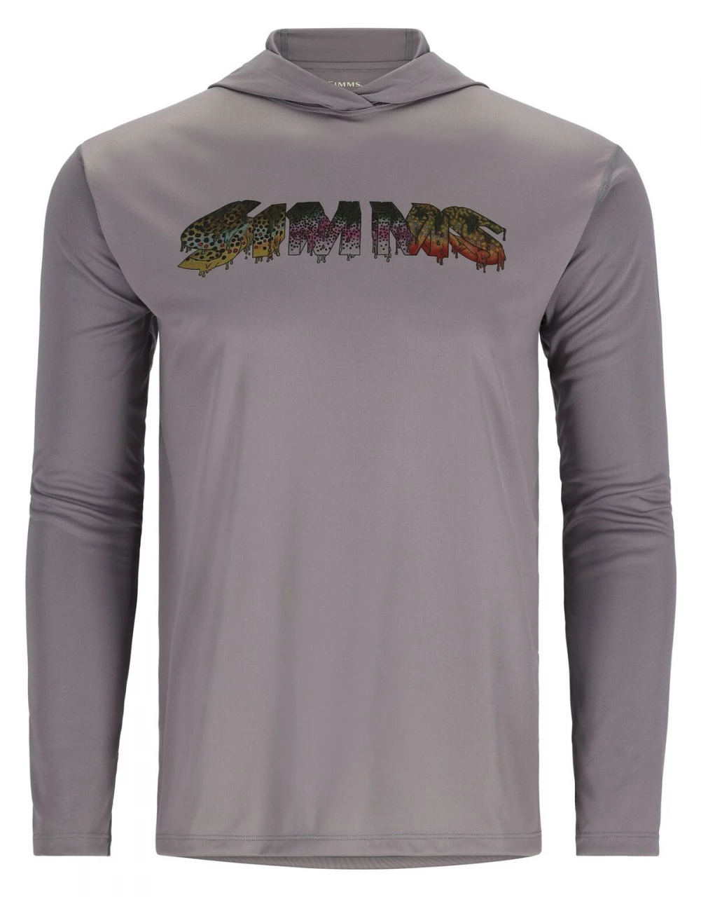 Tech Hoody Simms Artist Series Steel & Trout Drip 1 Tech Hoody Simms Artist Series Steel & Trout Drip