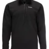 Thermal 1/4 Zip Top Simms Black