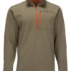 Thermal 1/4 Zip Top Simms Dark Stone